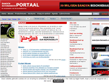 Tablet Screenshot of bandenportaal.nl